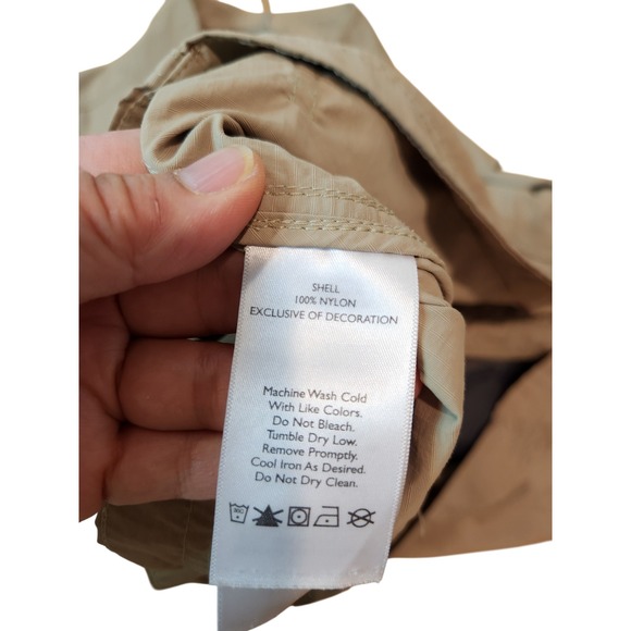 Eddie Bauer Men 2XL‎ Tan Nylon Fishing Utility Vest Multi-Pocket Outdoor
camping - Picture 6 of 9